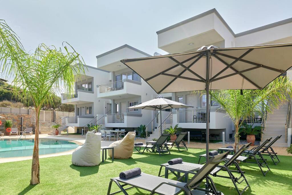 Superior Family Apartment W/Pool Dining Area Stavromenos Exteriér fotografie